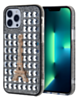 Crystal Stones Case with Paris Adornment - CLEAR for iPhone XR (Only Ground Shipping)