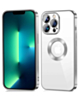 Shiny Wireless Charging Clear Case - SILVER for iPhone 13 Pro (Only Ground Shipping)