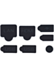 Dust Plug Set (7 Piece Set) (BLACK) for PlayStation 5