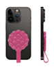 Silicone Suction Phone Holder with Handle Suitable - PINK (Only Ground Shipping)