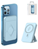 MagSafe Foldable Magnetic Power Bank (SKY BLUE) 15W Wireless / 20W PD Power Bank with USB-C (5000 mAh) (Only Ground Shipping)