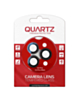 QUARTZ HD Tempered Glass with Glitter Diamond Camera Lens for iPhone 16 Pro / 16 Pro Max Back Camera (WHITE)