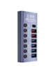 QianLi Mega-Idea K367H 7 Port Fast Charging USB Hub (Not Returnable)