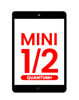 Quantum+ Digitizer for iPad Mini 1 / Mini 2 (BLACK) (Home Button and IC Chip Pre-Installed)