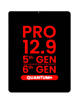 Quantum+ LCD and Digitizer Assembly for iPad Pro 12.9 (5th Gen / 2021) / (6th Gen / 2022) (Exclusive LCD Breakage Warranty)