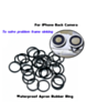 Camera Ring Gasket for iPhone 12 Pro Max / 13 / 13 Mini / 13 Pro / 13 Pro Max / 14 / 14 Plus / 14 Pro / 14 Pro Max (Pack of 100)