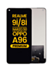 LCD Assembly without Frame for Realme 9i / Realme 8i / Realme Narzo 50 / OPPO A96 (Premium)