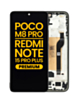 OLED Assembly with Frame for Xiaomi Poco M8 Pro 5G / Redmi Note 15 Pro+ 5G (BLACK) (Premium)