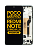 OLED Assembly with Frame for Xiaomi Poco M8 Pro 5G / Redmi Note 15 Pro+ 5G (GLACIER BLUE) (Premium)