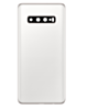 Back Glass with Camera Lens and Adhesive for Galaxy S10 (NO LOGO) (CERAMIC WHITE)