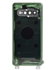 Back Glass with Camera Lens and Adhesive for Galaxy S10 (NO LOGO) (PRISM GREEN)
