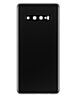 Back Glass with Camera Lens and Adhesive for Galaxy S10 (NO LOGO) (PRISM BLACK)