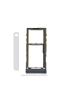 Stock up on the single SIM card tray for Galaxy S10E, S10 Plus, or S10 in white.