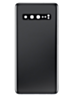 Back Glass with Camera Lens and Adhesive for Galaxy S10 5G G977 (NO LOGO) (MAJESTIC BLACK)