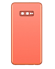 Back Glass with Camera Lens and Adhesive for Galaxy S10E (NO LOGO) (FLAMINGO PINK)