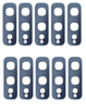 Back Camera Lens with Adhesive for Galaxy S10E (Glass Only) (BLUE) (Pack of 10)