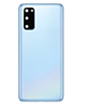 Back Cover Glass with Camera Lens and Adhesive for Galaxy S20 (G980 / G981) (No Logo) (Cloud Blue)