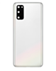 Back Cover Glass with Camera Lens and Adhesive for Galaxy S20 (G980 / G981) (No Logo) (Cloud White)