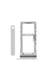 Dual Sim Card Tray for Galaxy S20 (G981) / S20 Plus (G986) / S20 Ultra (G988) (Cloud Silver)