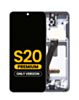 OLED Assembly with Frame for Galaxy S20 (G980 / G981) (Cloud White) (Verizon UW) (Premium)