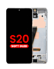 OLED Assembly with Frame for Galaxy S20 (G980 / G981) (Cloud White) (Not Compatible with Verizon) (Aftermarket Plus Soft)
