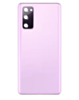 Back Cover Glass with Camera Lens and Adhesive for Galaxy S20 FE (G780 / G781) (No Logo) (Cloud Lavender)
