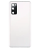 Back Cover Glass with Camera Lens and Adhesive for Galaxy S20 FE (G780 / G781) (No Logo) (Cloud White)
