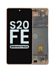 OLED Assembly with Frame for Galaxy S20 FE (G780) (Cloud Orange) (Service Pack)