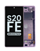 OLED Assembly with Frame for Galaxy S20 FE (G780) (Cloud Lavender) (Service Pack)