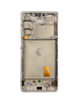 OLED Assembly with Frame for Galaxy S20 FE (G780) (Cloud White) (Service Pack)