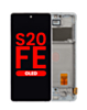 OLED Assembly with Frame for Galaxy S20 FE (G780) (Cloud Mint) (Aftermarket Plus Soft)