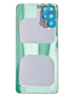 Back Cover Glass with Camera Lens and Adhesive for Galaxy S20 Plus (G985 / G986) (No Logo) (Cosmic Black)