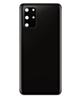 Back Cover Glass with Camera Lens and Adhesive for Galaxy S20 Plus (G985 / G986) (No Logo) (Cosmic Black)