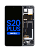 LCD Assembly with Frame for Galaxy S20 Plus (G985 / G986) (Cosmic Black) (Aftermarket Incell)