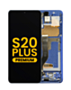 OLED Assembly with Frame for Galaxy S20 Plus (G985 / G986) (Aura Blue) (Premium)