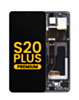 OLED Assembly with Frame for Galaxy S20 Plus (G985 / G986) (Cosmic Black) (Premium)