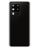 Back Cover Glass with Camera Lens and Adhesive for Galaxy S20 Ultra (G988) (No Logo) (Cosmic Black)