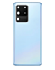 Back Cover Glass with Camera Lens and Adhesive for Galaxy S20 Ultra (G988) (No Logo) (Cosmic Blue)