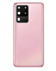 Back Cover Glass with Camera Lens and Adhesive for Galaxy S20 Ultra (G988) (No Logo) (Cosmic Pink)