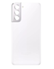 Back Cover Glass with Camera Lens and Adhesive for Galaxy S21 (G991) (No Logo) (Phantom White)
