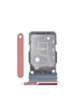 Dual Sim Card Tray for Galaxy S21 (G991) / S21 Plus (G996) / S21 Ultra (G998) (Pink)