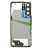 Back Cover Glass with Camera Lens and Adhesive for Galaxy S21 (G991) (US / International) (Service Pack) (Phantom Pink)