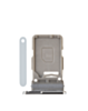 Single Sim Card Tray for Galaxy S21 (G991) / S21 Plus (G996) / S21 Ultra (G998) (Silver)