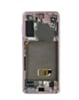 OLED Assembly with Frame for Galaxy S21 (G991) (Phantom Pink) (Aftermarket Plus Soft)
