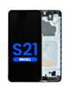 LCD Assembly with Frame for Galaxy S21 (G991) (Phantom Black) (Aftermarket Incell)