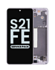 OLED Assembly with Frame for Galaxy S21 FE (G990) (Lavender) (Service Pack)