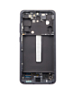 OLED Assembly with Frame for Galaxy S21 FE (G990) (Graphite) (Aftermarket Plus Soft)