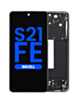 LCD Assembly with Frame for Galaxy S21 FE (G990) (Graphite) (Without Fingerprint) (Aftermarket Incell)