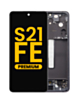 OLED Assembly with Frame for Galaxy S21 FE (G990) (Graphite) (Premium)
