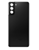 Back Cover Glass with Camera Lens and Adhesive for Galaxy S21 Plus (G996) (No Logo) (Phantom Black)